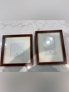 Pottery Barn Wood Picture Frames (set of 2) - 5x5 & 4 x 6.   5x5 is brand new.